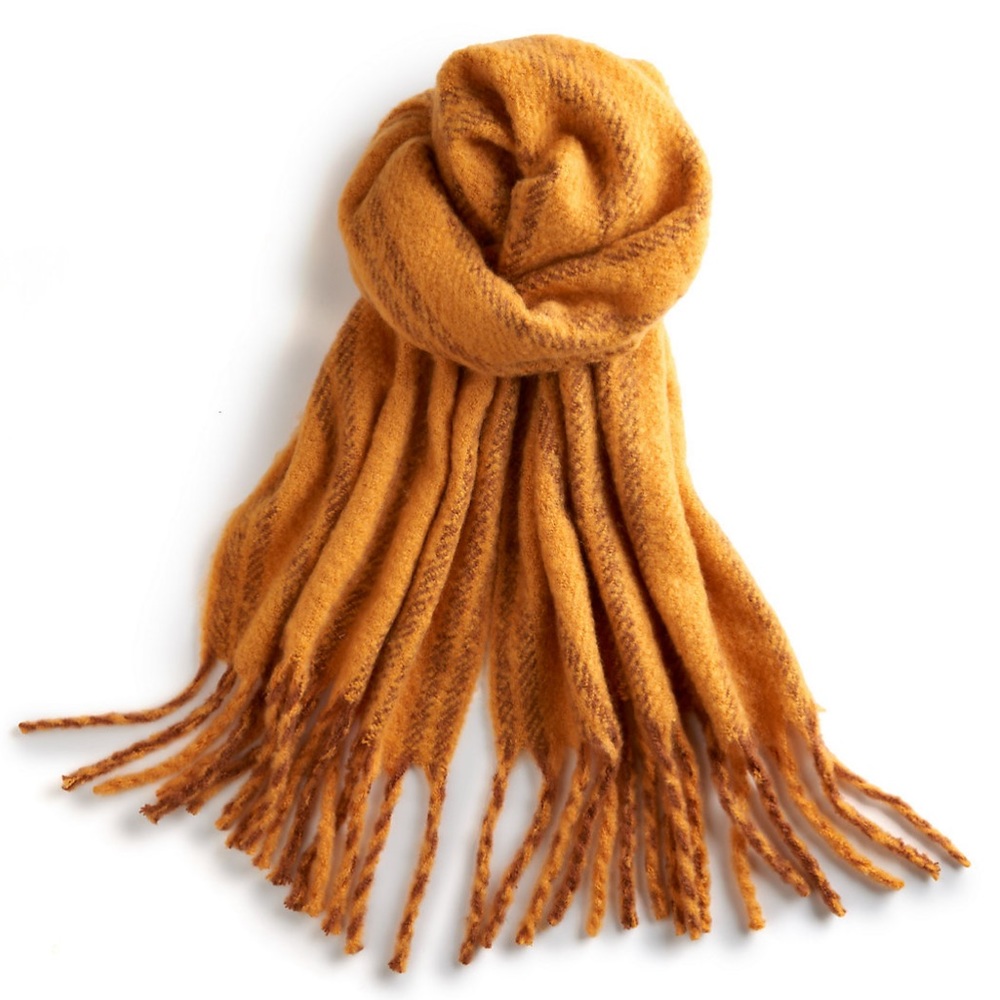 Women’s Madden NYC Striped Oversized Muffler Scarf